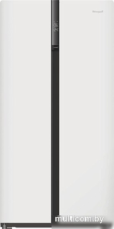 Холодильник side by side Weissgauff WSBS 500 Inverter NoFrost White Glass