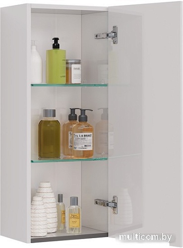 Lemark Шкаф-полупенал Buno 35 LM04B35PL (белый глянец)