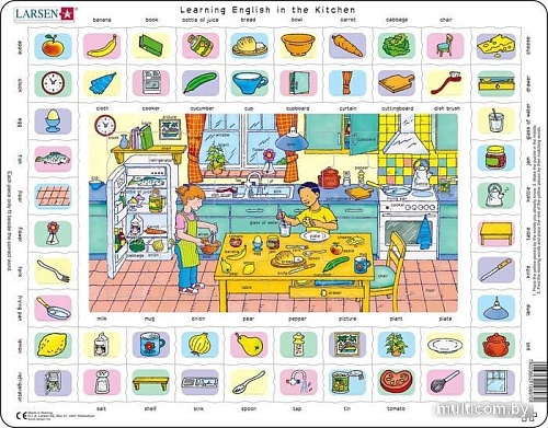 Пазл Larsen Изучаем английский 1 EN1