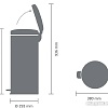 Brabantia Pedal Bin NewIcon 30 л (минерально-белый)