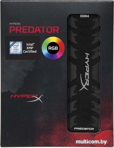 Оперативная память HyperX Predator RGB 2x8GB DDR4 PC4-23400 HX429C15PB3AK2/16