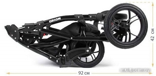 Универсальная коляска Alis Orion (2 в 1, Or 03, темно-серый/капучино)