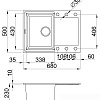 Кухонная мойка Elleci Easy 135 Cemento 48