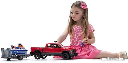 Bruder RAM 2500 Power Wagon including trailer 02503