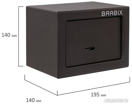 Мебельный сейф Brabix SF-140KL