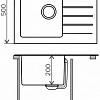 Кухонная мойка Tolero TTS-660 (белый 923)
