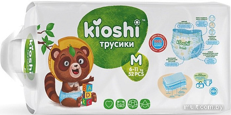 Подгузники Kioshi M 6-11 кг (52 шт)
