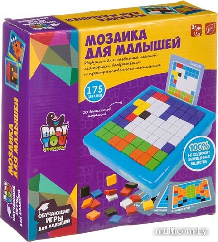 Мозаика/пазл Bondibon Baby You Пиксельная ВВ4122