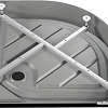 Душевой поддон Метакам Classic Black N 80x80 АПS_013573 (закругленный)