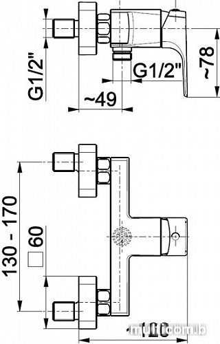 Смеситель Armatura Mokait 5536-010-00