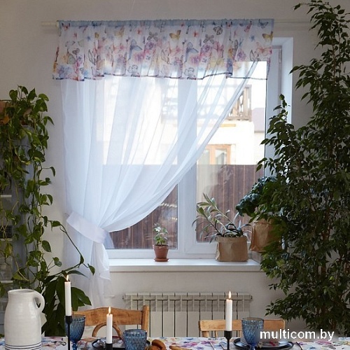 Тюль Этель Бабочки 4665406 2.5x2 м (1 шт)