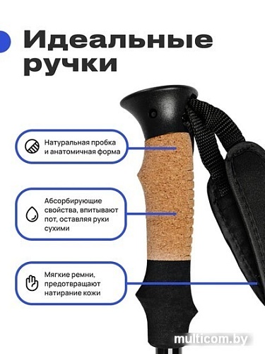 Палки для скандинавской ходьбы RoadLike 335122 (желтый)