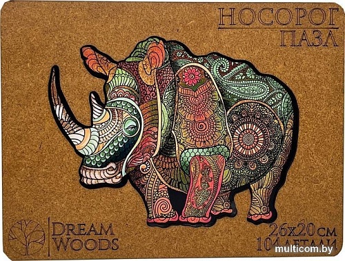 Пазл Dream Woods Носорог P-012 (104 эл)