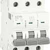 Выключатель автоматический GEYA GYM9-3P-16B 3P 16A B 6kA 3M GYM93P16B