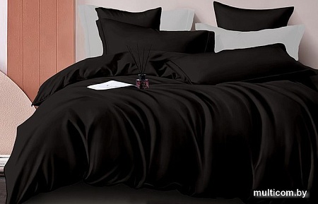 Постельное белье Luxor №19-0303 1.5 (черный, сатин)