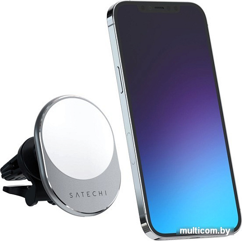 Держатель для смартфона Satechi Magnetic Wireless Car Charger (серый космос)