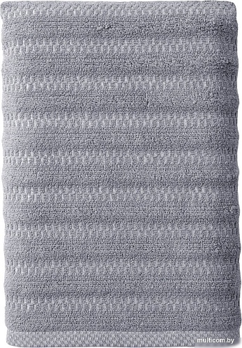 Полотенце Verossa Wave&pixels 50x90 (графит/белый)