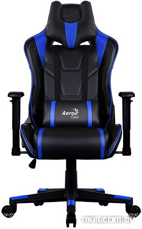 Кресло AeroCool AC220 AIR (черный/синий)