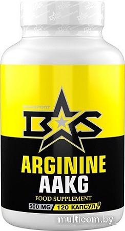 L-аргинин Binasport Arginine AAKG (120 капсул)