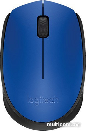 Мышь Logitech M171 Wireless Mouse синий/черный [910-004640]