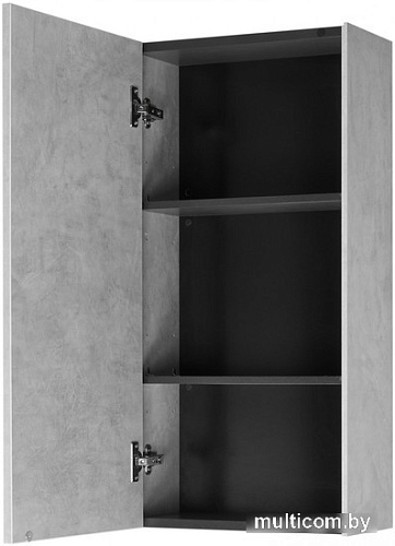 Акватон Шкаф-полупенал Марбл Слэйт 1A276403MH8A0