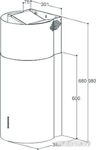 Кухонная вытяжка Zigmund & Shtain K 333.41 B