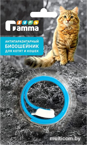 Ошейник от блох и клещей Gamma Для кошек от внешних паразитов 22302006