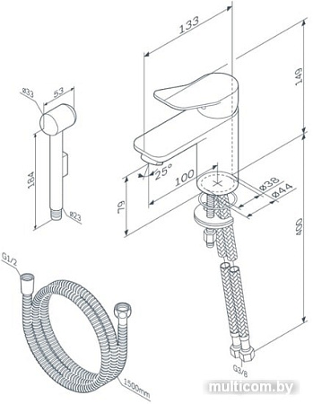 Смеситель AM.PM X-Joy F85A03000
