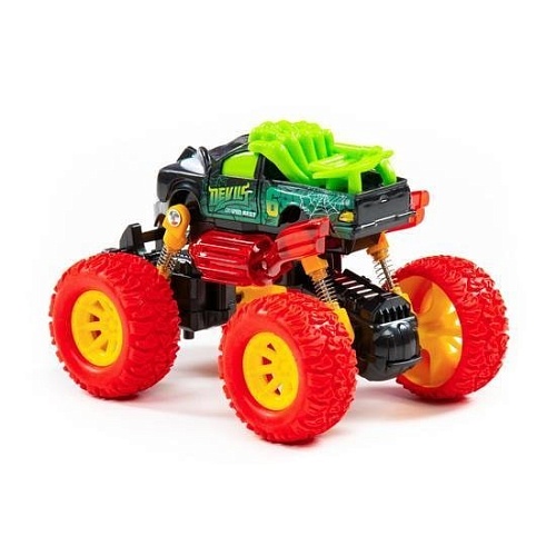Игрушечный транспорт Полесье Монстр ралли - Демон инерционный (со светом и звуком) 78834