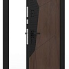 Металлическая дверь Guard Combi Mirror шпон корица/шагрень белая (86x205, правая)