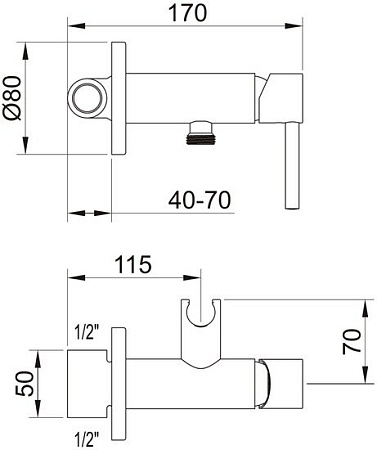 Смеситель Clever Toubkal 61118