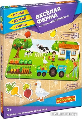 Развивающая игра Bondibon Веселая ферма ВВ4830