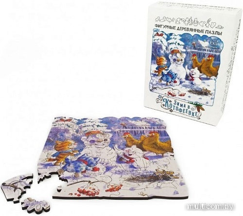 Пазл Нескучные игры Зима в Котофеевке 8457/48
