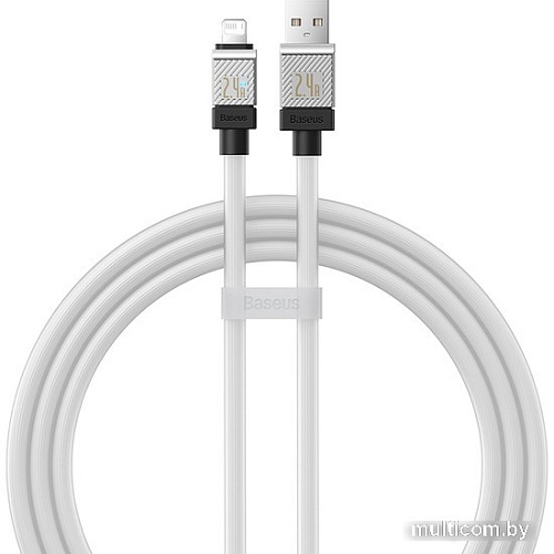Кабель Baseus CoolPlay Series USB Type-A - Lightning (1 м, белый)