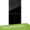 Четырёхдверный холодильник Tesler RCD-545I (черное стекло)