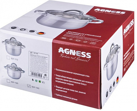 Кастрюля Agness Red Star 937-143