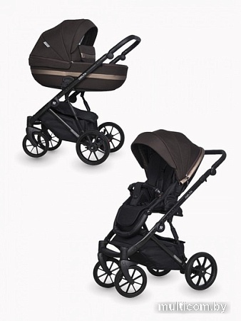 Универсальная коляска Riko Basic Delta (2 в 1, 04/chocolate)