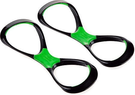 Лопатки для плавания Mad Wave Stroke Trainer L (черный)