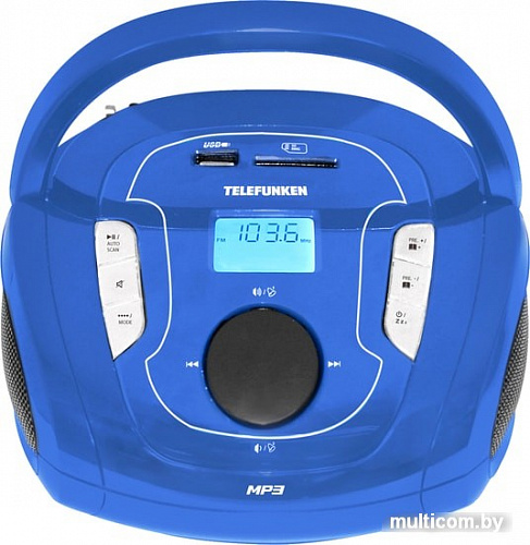 Портативная аудиосистема TELEFUNKEN TF-SRP3471B (синий)