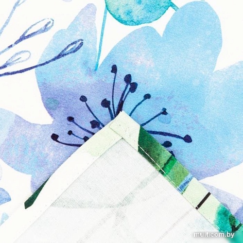 Полотенце Этель Самая любимая и заботливая 5482302 (белый/голубой)