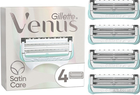Сменные кассеты для бритья Gillette Venus Satin Care (4 шт)