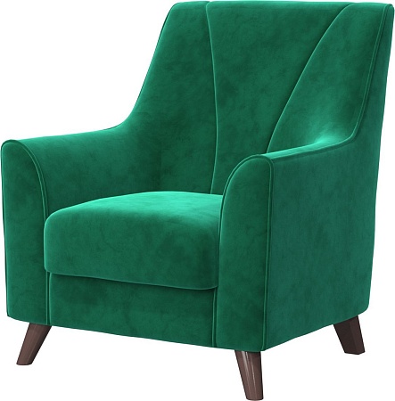 Интерьерное кресло Bravo Мебель Далас-1 Стандарт 1 вариант (изумруд)