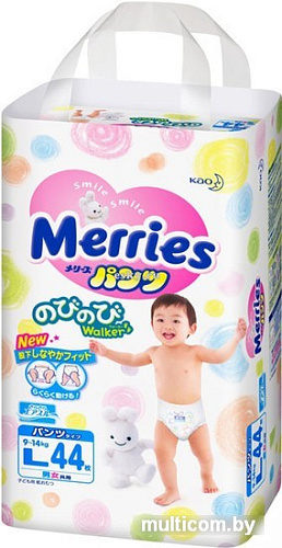 Трусики Merries L (44 шт)