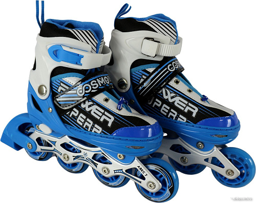 Роликовые коньки Cosmoride Aqua (р. 39-42, белый/синий)