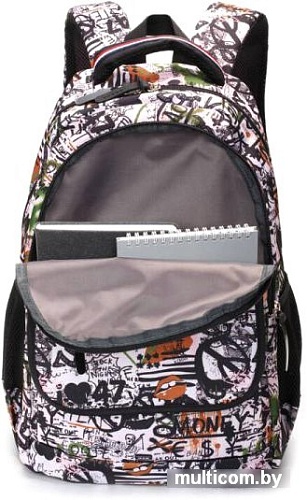 Школьный рюкзак Torber Class X T2743-WHI-BLK