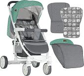Коляска прогулочная «книга» Lorelli S300 2018 Green&Grey