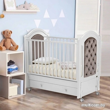 Классическая детская кроватка Nuovita Grazia Swing (белый)