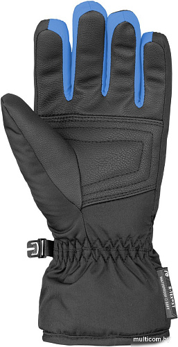 Горнолыжные перчатки Reusch Bennet R-Tex XT 6061206 7687 (р-р 6, черный/бриллиантовый синий)