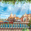 Фотообои Citydecor Венеция фреска 2 с защитным покрытием 400x254
