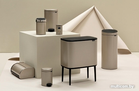Brabantia Pedal Bin NewIcon 3 л (шампань)